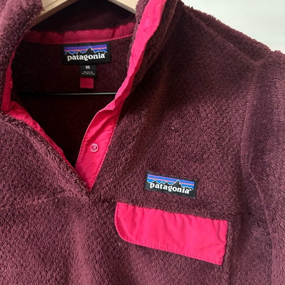 Patagonia Re-Tool Maroon Sweater - Picture 3 of 4